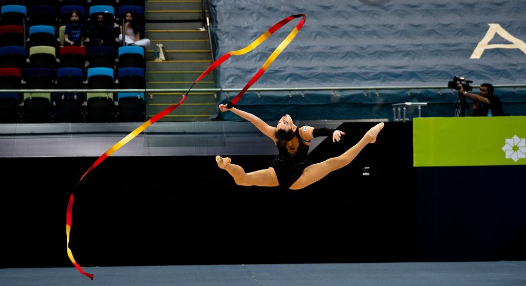 Bədii gimnastika üzrə keçirilən Dünya kuboku - Fotolar