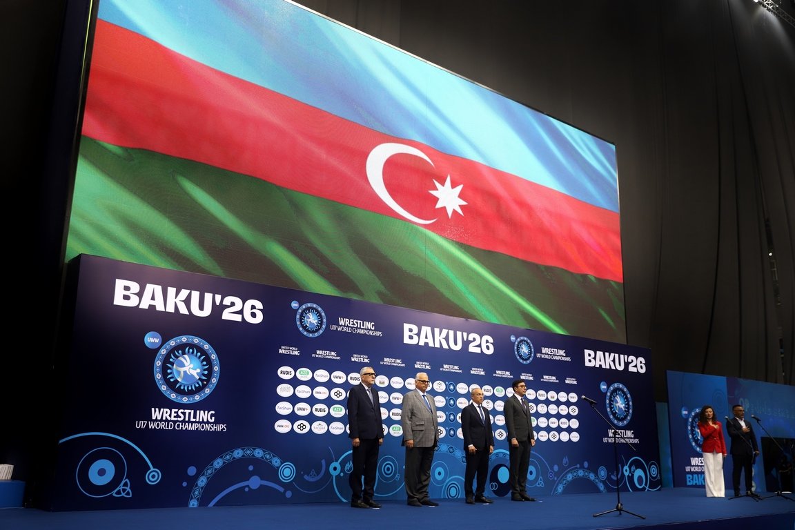Güləş üzrə U17 dünya çempionatının açılış mərasimi keçirilib - Fotolar